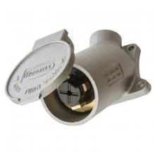 Hubbell Wiring Device-Kellems HBL21447 - H/LOCK FLG INLET, 3P4W, 30A 600V