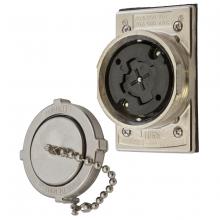 Hubbell Wiring Device-Kellems HBL22CM427 - H/LOCK RCPT FLG MTG, 3P4W, 30A 600V