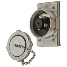 Hubbell Wiring Device-Kellems HBL22CM428 - H/LOCK INLET FS/FD MTG, 3P4W, 30A 600V
