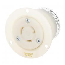 Hubbell Wiring Device-Kellems HBL2316ST - LKG FLG-RCPT, 20A 125V, L5-20R, WH, SP T