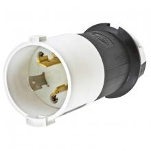 Hubbell Wiring Device-Kellems HBL2331S - LKG S/SHRD PLUG, 20A 277V, L7-20P, B/W