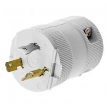 Hubbell Wiring Device-Kellems HBL2331VW - LKG VAL PLUG, 20A 277V, L7-20P, WH