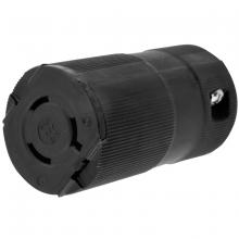 Hubbell Wiring Device-Kellems HBL2333VBK - LKG VAL CONN, 20A 277V, L7-20R, BK