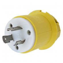 Hubbell Wiring Device-Kellems HBL23CM21 - LKG PLUG, CM, 20A 250V, L6-20P, YL