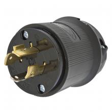 Hubbell Wiring Device-Kellems HBL2411BK - LKG PLUG, 20A 125/250V, L14-20P, B