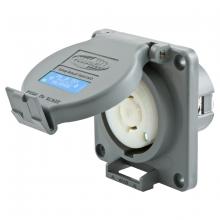 Hubbell Wiring Device-Kellems HBL2420SW - LKG WT S/SHRD RCPT, 20A3P 250V,L15-20R