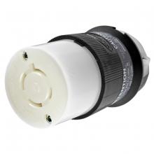 Hubbell Wiring Device-Kellems HBL2453 - LKG CONN, 20A 3PH 277/480V, L19-20R, B/W