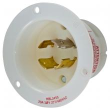 Hubbell Wiring Device-Kellems HBL2455 - LKG FLG-INLT, 20A 3PH 120/208V, L19-20P