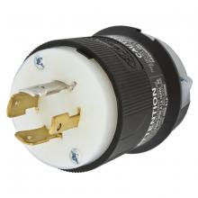 Hubbell Wiring Device-Kellems HBL2461 - LKG PLG, 20A 3PH 347/600V, L20-20P, B/W