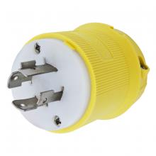 Hubbell Wiring Device-Kellems HBL24CM31 - LKG PLUG, CM, 20A 3PH 480V, L16-20P, YL