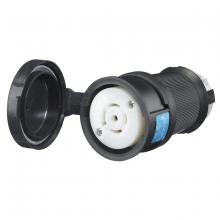 Hubbell Wiring Device-Kellems HBL2513SW - LKG WT S/SHRD CONN, 20A 120/208V,L21-20R
