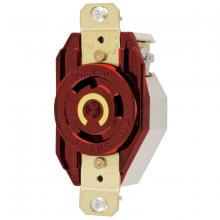 Hubbell Wiring Device-Kellems HBL2610M7 - LKG RCPT, 30A 125V, L5-30R, RED