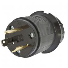 Hubbell Wiring Device-Kellems HBL2611BK - LKG PLUG, 30A 125V, L5-30P, BK