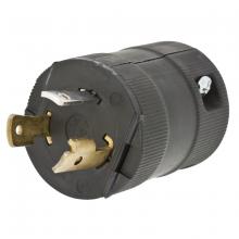 Hubbell Wiring Device-Kellems HBL2611VBK - LKG VAL PLUG, 30A 125V, L5-30P, BK