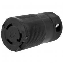 Hubbell Wiring Device-Kellems HBL2613VBK - LKG VAL CONN, 30A 125V, L5-30R, BK