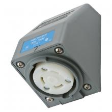 Hubbell Wiring Device-Kellems HBL2620AR - LKG S/SHRD RCPT, L6-30R, ANG SRF MT,GY