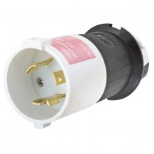 Hubbell Wiring Device-Kellems HBL2641S - LKG S/SHRD PLUG, 30A 480V, L8-30P, B/W