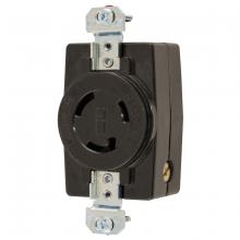 Hubbell Wiring Device-Kellems HBL2660 - LKG RCPT, 30A 125/250V, L10-30R, BK