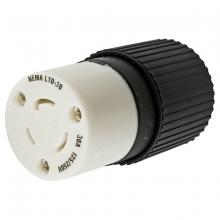 Hubbell Wiring Device-Kellems HBL2663 - LKGCONN, 30A 125/250V, L10-30R, B/W