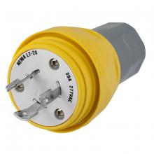 Hubbell Wiring Device-Kellems HBL26W49 - PLUG, NEMA L7-20P, 20A 277VAC