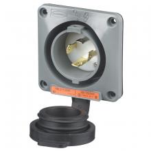 Hubbell Wiring Device-Kellems HBL2715SW - LKG WT S/SHD FL-INLT,30A125/250V,L14-30P
