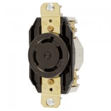 Hubbell Wiring Device-Kellems HBL2740 - LKG RCPT, 30A 3P 600V, L17-30R, BK