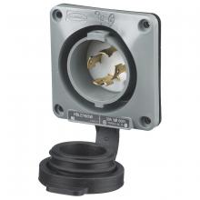 Hubbell Wiring Device-Kellems HBL2745SW - LKG WT S/SHRD FL-INLT, 30A3P 600V,L5-30P