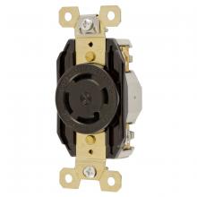 Hubbell Wiring Device-Kellems HBL2770 - LKG RCPT, 30A 3PH 347/600V, L20-30R, BK