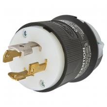Hubbell Wiring Device-Kellems HBL2771 - LKG PLUG, 30A 3PH 347/600V, L20-30P, B/W