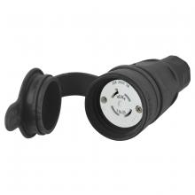 Hubbell Wiring Device-Kellems HBL27W75BK - WTIGHT CONN,NEMA L15-20R,20A/250V,3PH BK