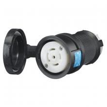 Hubbell Wiring Device-Kellems HBL2813SW - LKG WT S/SHRD CONN,30A120/208V,L21-30R
