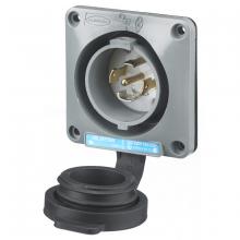 Hubbell Wiring Device-Kellems HBL2815SW - LKG WT S/SHD FL-INLT,30A120/208V,L15-30P