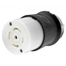 Hubbell Wiring Device-Kellems HBL2823 - LKG CONN, 30A 3P 277/480V, L22-30R, B/W