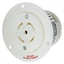 Hubbell Wiring Device-Kellems HBL2826 - LKG FLG-RCPT, 30A 3PH 277/480V, L22-30R