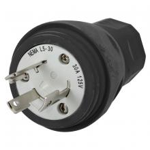 Hubbell Wiring Device-Kellems HBL28W47BK - PLUG, NEMA L5-30P, 30A 125V BK
