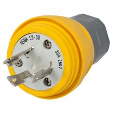 Hubbell Wiring Device-Kellems HBL28W48 - PLUG, NEMA L6-30P, 30A 250V, YL