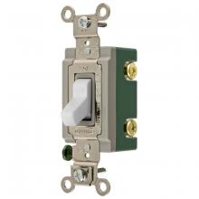 Hubbell Wiring Device-Kellems HBL3032W - DP TOG, IND GRD, 30A 120/277V, WH