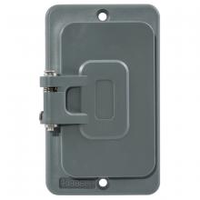 Hubbell Wiring Device-Kellems HBL3061 - COVERPLATE, POB, GFCI OPNG, W/FLIP LIDS