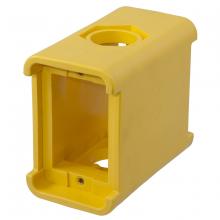 Hubbell Wiring Device-Kellems HBL3080F - PORTABLE OUTLET BOX BLANK, FEED THRU, YL