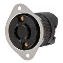 Hubbell Wiring Device-Kellems HBL3226 - LKG FLG-RCPT, 20A 250V, L2-20R, METALLIC