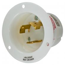 Hubbell Wiring Device-Kellems HBL3334C - LKG FLG-INLT, 30A 125/250V, 3P3W