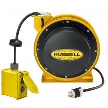 Hubbell Wiring Device-Kellems HBL70123R - CORD REEL W/BOX & 5252GRY, 70' 12/3