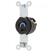 Hubbell Wiring Device-Kellems HBL4560M1 - LKG SGL RCPT, 15A 250V, L6-15R, BULK 100