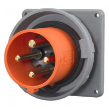 Hubbell Wiring Device-Kellems HBL4100B12W - PS,IEC,INLET, 3P4W, 100A 125/250V,4X/69K
