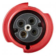 Hubbell Wiring Device-Kellems HBL460R6WP - RECPT,3P4W,60/63A, 380-415V,4X/IP69K,PIN