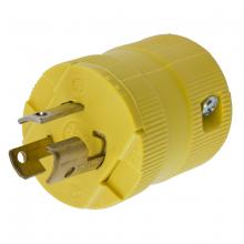 Hubbell Wiring Device-Kellems HBL4723VY - LKG VAL PLUG, 15A 125V, L5-15P, YL