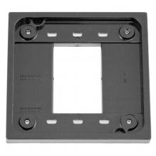 Hubbell Wiring Device-Kellems HBL4APGY - ADAPTER PLATE, 4-PLEX, GY