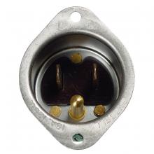 Hubbell Wiring Device-Kellems HBL5240 - SB INLET, 15A 125V, 5-15P, SS, MINI