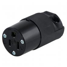 Hubbell Wiring Device-Kellems HBL5269EBK - CONN, 15A 125V, 5-15P, 12/3 SO, BLACK
