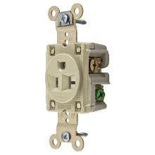 Hubbell Wiring Device-Kellems HBL5361I - SGL RCPT, IND GRD, 20A 125V, 5-20R, IV